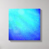 Blue Supernova - Vibrannte Canvas Print Leinwanddruck (Vorderseite)