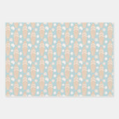 Blue Surfboard Beach Geschenkpapier Set (Vorderseite 2)