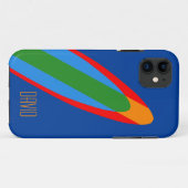 Blue Surfboard Design iPhone Surfthema Case-Mate iPhone Hülle (Rückseite (Horizontal))