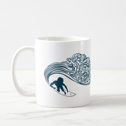 Blue Surfer Kaffeetasse (Links)