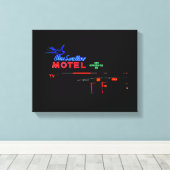 Blue Swallow Motel, Tucumcari, New Mexico Leinwanddruck (Insitu (Holzboden))