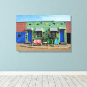 Blue Swallow Motel, Tucumcari, New Mexico Leinwanddruck (Insitu (Holzboden))