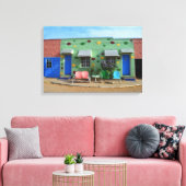 Blue Swallow Motel, Tucumcari, New Mexico Leinwanddruck (Insitu (Wohnzimmer))