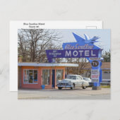 Blue Swallow Motel, Tucumcari, New Mexico Postkarte (Vorne/Hinten)