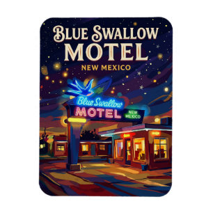 Blue Swallow Motel USA Magnet