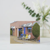 Blue Swallow Motel, Zimmer 14, Tucumcari, N.M. Postkarte (Stehend Vorderseite)