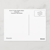 Blue Swallow Motel, Zimmer 14, Tucumcari, N.M. Postkarte (Rückseite)