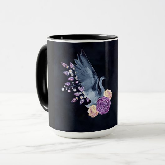 Blue Swan, Ballerina Tasse (Vorderseite Links)
