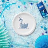 Blue Swan Paper-Teller Pappteller (Party)