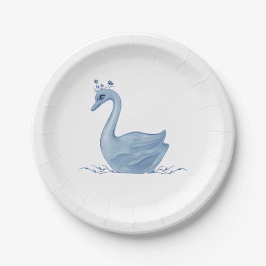 Blue Swan Paper-Teller Pappteller (Vorderseite)