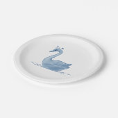 Blue Swan Paper-Teller Pappteller (Schrägansicht)