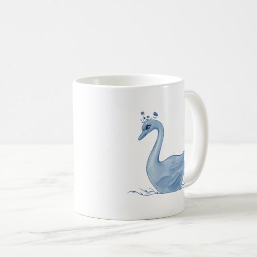 Blue Swan Tasse (VorderseiteRechts)