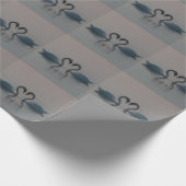 Blue Swans Must Be Love Geschenkpapier (Ecke)
