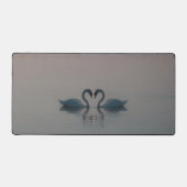 Blue Swans Schreibtischunterlage (Vorderseite)