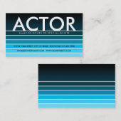 Blue Swatch ACTOR Visitenkarte (Vorne/Hinten)