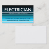Blue Swatch ELECTRICIAN Visitenkarte (Vorne/Hinten)