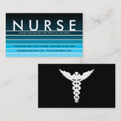 Blue Swatch NURSE Visitenkarte (Vorne/Hinten)