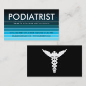 Blue Swatch PODIATRIST Visitenkarte (Vorne/Hinten)