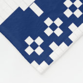 Blue Sweater Tree Strick Print Blanket Fleecedecke (Ecke)