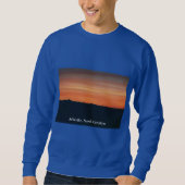 Blue Sweatshirt mit Sunset Design (Vorderseite)