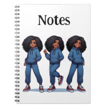 Blue Sweatsuit-Notebook