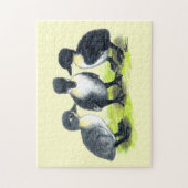 Blue Swedish Ducklings Puzzle (Vertikal)