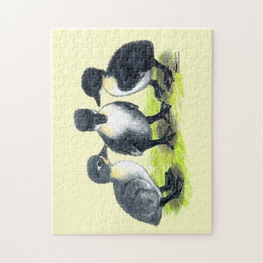 Blue Swedish Ducklings Puzzle (Vertikal)