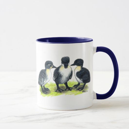 Blue Swedish Ducklings Tasse (Rechts)