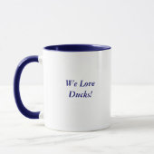 Blue Swedish Ducklings Tasse (Links)