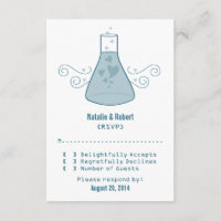 Blue Sweet Chemistry Response Card