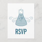 Blue Sweet Chemistry UAWG Postcard Einladungspostkarte (Vorderseite)