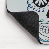 Blue Sweet Sugar Skull Mouse Pads Mousepad (Ecke)