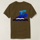 Blue Swimmer T-Shirt (Design vorne)