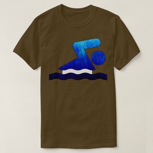Blue Swimmer T-Shirt (Design vorne)
