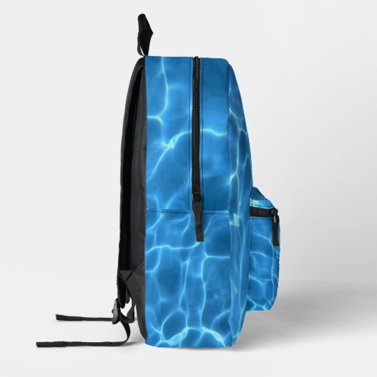 Blue Swimming Pool Sportliches Foto Bedruckter Rucksack (Links)