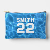 Blue Swimming Pool Sportliches Foto Zubehörtasche (Vorderseite)