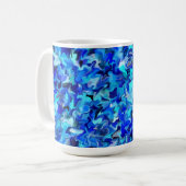 Blue Swirl 15oz Tasse (Vorderseite Links)