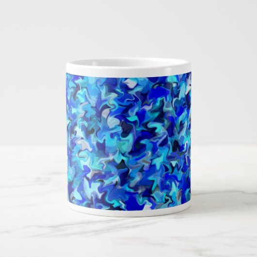 Blue Swirl 20oz Tasse (Vorderseite)