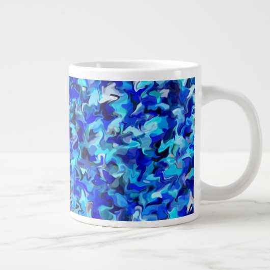 Blue Swirl 20oz Tasse (Rechts)