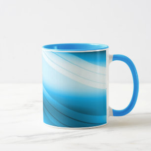 Blue Swirl Tasse