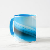 Blue Swirl Tasse (Vorderseite Links)