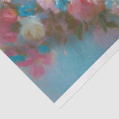 Blue T-Rex Ballerina Blumenkronen Decoupage Seidenpapier (Ausschnitt)