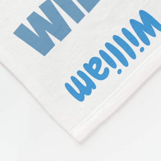 Blue T Rex Dinosaur Fleece Blanket (Ecke)