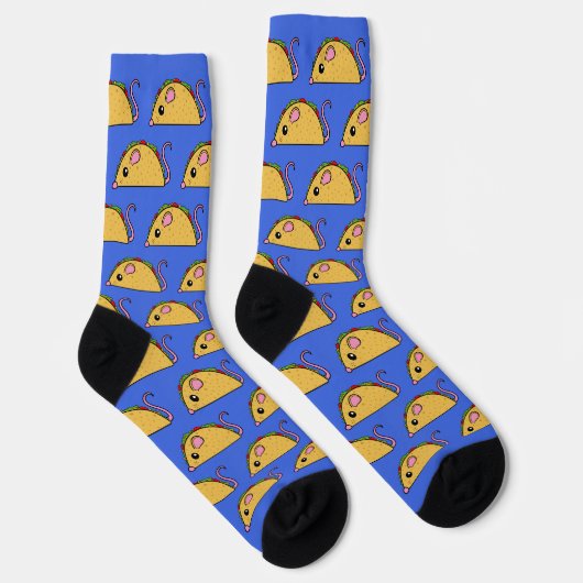 Blue Taco Rat Crew Socken (Rechts)