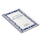 Blue Talaver Tile Fiesta Letters to Birthday Girl Notizblock (Rechte Seite)