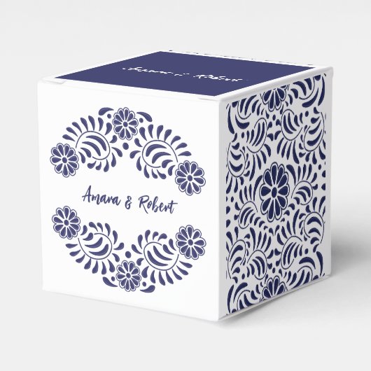 Blue Talavera Fevor Box Geschenkschachtel (Vorderseite)