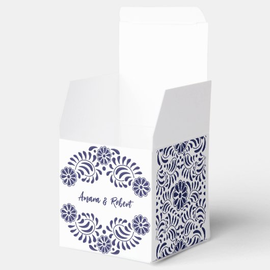 Blue Talavera Fevor Box Geschenkschachtel (Geöffnet)