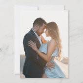 Blue Talavera Mexican Spanish Wedding Einladung (Rückseite)