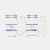 Blue Talavera Tile Fiesta Brautparty Dessert Geschenkschachtel (Ungefaltet)