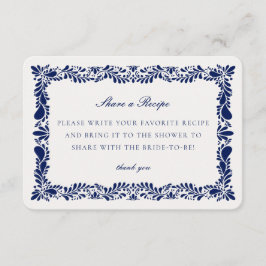 Blue Talavera Tile Share Rezept Einladung einfügen